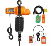 Vevor Polipasto eléctrico de cadena, carga de 2200 libras, altura de elevación de 20 pies, velocidad de 6.9 pies/min, control remoto inalámbrico de...
