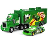 Coches 2 3 Película Lightning Mcqueen The King Chick Hicks Mack Truck Uncle Truck & Sports Toy Car Set Kids Birthday Gift Pollito Hick