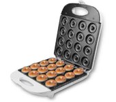 Mini Donut Maker, Pancakes Maker Machine, calefacción de doble cara hace 16 donuts