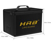 HRB Lipo Safe Bag Bolsa Lipo de seguridad ignífuga Guarda de almacenamiento de gran capacidad Batería Impermeable a prueba de explosiones Maleta de...