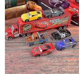 7pcs Lightning Mcqueen Jackson Storm Mack Uncle Truck Diecast Metal Car Modelo