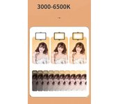 Kit de iluminación de fotografía portátil SQCLV Luz de video LED regulable con soporte y filtros de color para grabación de estudio de video fotogr...