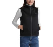 Chaqueta de chaleco calefactable con batería USB eléctrica para hombres y mujeres abrigo térmico de calefacción, 100% nuevo Negro 6XL