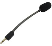 Reemplazo de micrófono para auriculares inalámbricos para juegos Blackshark V2 V2 PRO V2 SE Gami desmontable de 3,5 mm Negro
