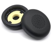 1 par para Jabra Evolve2 75 auriculares almohadillas cuero + espuma de memoria almohadillas cojines-
