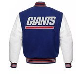 Kartex Suits Letterman New York Giants Chaqueta Varsity Azul Y Blanco azul/blanco L