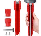 8 en 1 Llave de instalación de grifo y fregadero para plomería de cocina Herramienta de instalación de fregadero de fregadero de llave de grifo de ...
