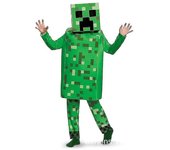 Cos Infantil Ropa Mi Mundo Minecraft Creeper Miedo amargo Personaje Actuación Disfraz S