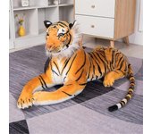 Tigre blanco siberiano gigante Animal de peluche realista Tigre de tamaño natural Large
