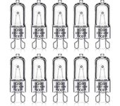 G9 halogen lamps, 220V, 10-pack