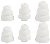 Replacement Triple Flange Ear Tips Earbuds Silicone Pads For In Ear Headphones