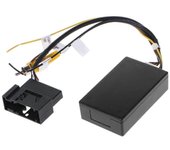 Adaptador de caja decodificadora con convertidor de señal AV CVBS RGB a (RCA) para cámara de visión trasera de fábrica Golf 6 CC