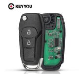 Para Ford Ranger F150 2015-2018 Id49 Chip 2 botones Llave remota del coche Fsk Eb3t-15k601-ba 433mhz Pcf7945p
