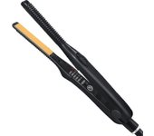 Lápiz plancha para cabello corto Mini plancha de pelo titanio cerámica Barba Cabello pequeño rizador plano de viaje portátil para hombres y mujeres