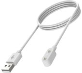 Para Xplora X5 Play Smart Watch Charger Cable de carga USB de absorción magnética de 1 m Blanco