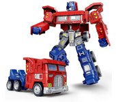 Transformación educativa Anime Robot Figura de acción Fricción Coche de juguete para niños Rojo