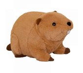 SBSGV Castor realista animal de peluche con grandes dientes frontales Muñeco de juguete de peluche animado Castor súper realista Actuar como regalo...