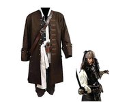 Piratas Del Caribe Cosplay Disfraz Película Jack Sparrow Cosplay Conjunto Completo Club de Disfraces Fiesta de Halloween Espectáculo Atuendo Boris ...