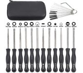 Paquete de 12 herramientas de ajuste del carburador Kit de ajuste del carburador para la motosierra de desbrozadora pequeña de 2 ciclos