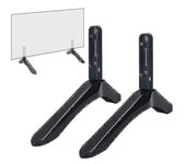 2pcs Universal Tv Stand Montaje en Base Compitiabe con 32-65 pulgadas Samsung Vizio Sony Lcd Tv No Compitiabe con Lg Tv Black Television Bracket Ta...