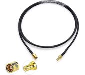Adaptador de antena de radio satelital SMB macho a smb hembra Cable de extensión 3 pies