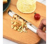 Barredora de migas de mesa de acero inoxidable Barredora de migas de restaurante con clip de bolsillo Limpieza de migas de mesa Plata