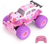 Coche de control remoto para niñas 2.4GHz Lindo Rosa Púrpura Coche de escalada Coche de escalada Recargable Todoterreno Juguete Rosa y violeta 1 Ba...