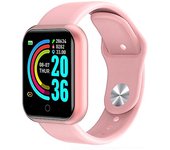 D20Pro Bluetooth Sport Smart Watch Fitness Tracker para Android iOS - Rosa Multicolor Pink