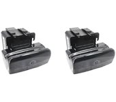 2X para C4 DS4 C4 Freno de mano electrónico Freno de mano Interruptor de freno de mano 470702 negro brillante