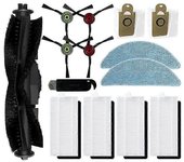Para HONITURE Q6 SE Robot aspirador Piezas de repuesto Accesorios Cepillo lateral principal Hepa Fi Como se muestra