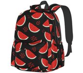 Linda mochila de sandía, mochila de viaje de gran capacidad, mochila para computadora portátil, mochila resistente al agua para mujeres y hombres