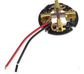 Juego de ensamblaje de soporte de escobillas de carbón para taladro percutor Milwaukee M12M18 2602-20 AEG JIKAIX Negro - Dorado