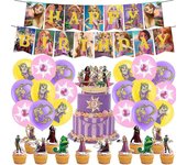Td Rapunzel Tema Niños Ratas S Cake Toppers Set