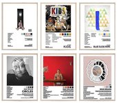 6pcs/set Mac Miller Poster Álbum de música Póster para habitación Estética Arte de la pared Decoración del hogar Regalos sin enmarcar