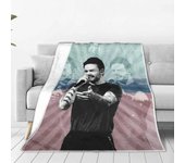 v830 Mantas Liam Payne RIP 1993-2024 Cantante Manta Memoria Música Mantas difusas Colcha Portátil Suave Cálido Portátil Manta de felpa delgada 100x...