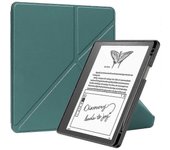 Para Kindle Scribe 10.2 pulgadas 2022 Release Multi-folding Stand Leather Cover Verde oscuro