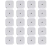 5 x 5 cm 20 almohadillas Stud Tens Almohadillas autoadhesivas Fit Beurer Tens Unit Pads Reemplazo Tens Electrodos Reutilizables