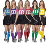Colegiala de las mujeres Fiesta musical de Halloween Disfraz de animadora Disfraz Nuevo S Red