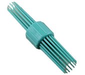 Curling Rod Hair Twist Peine Easy Release Hair Curlers No Heating Rollers Vintage Hairstyling Tool Verde