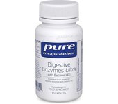 Pure Encapsulations Enzimas Digestivas Ultra con Betaína HCl Cápsulas 30