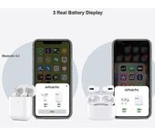 Auriculares Bluetooth, auriculares inalámbricos, Bluetooth 5.0 Blanco S