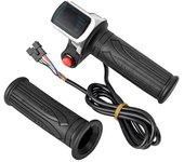 Acelerador de bicicleta eléctrica universal con pantalla LCD Acelerador de mango para 36v Twist Throttle Scooter E-