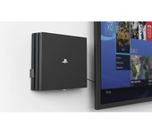 Yougang Aplicar a Ps4 Pro (playstation4) Montaje en pared Almacenamiento de juegos Ahorro de espacio Montaje de metal completo