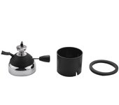 Mini quemador de gas HT-5015M Mini calentador de butano de gas de mesa Calentador Siphon Pot Coffee Stove Siphon Pot Plata Negra