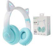 Auriculares Cat Ear Auriculares Bluetooth inalámbricos LED Auriculares de música estéreo verde