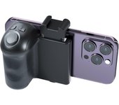 Unbrand Empuñadura de la cámara del teléfono con control remoto con zoom, soporte para manija del teléfono inteligente con obturador inalámbrico, a...