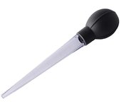 Pipeta grande con escala Gotero de plástico Tubo de medición Herramienta para hornear de cocina xi Negro M