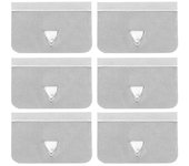 Universal Car Wind Rain Deflector Channel Stainless Steel Fixing Retaining Clips Set (6pcs)