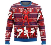 Akira Kaneda - Suéter de Navidad Feo para Hombre, Muñeco de nieve, Reno, Papá Noel, 3D, Top, Ropa de otoño/invierno, Regalo 1 M