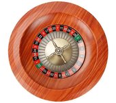 Wexary Juego de ruedas de ruleta de madera de alta calidad Durable 12 pulgadas Rueda de ruleta profesional Plato giratorio Mesa de ocio Juegos dive...
